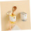 Adhesive Wall Hooks 360 Rotating Storage Hook NoDrill Organizer for Kitchen and Bathroom Space Saving 4