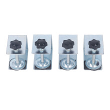 4Pcs Galvanized Drawer Front Clip 2.0mm Mounting