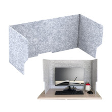 Desk Divider 39 Inch Noise Reducing Privacy Desk Panel for Office and Home, Sound Absorbing Design
