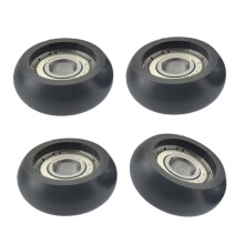 4Pcs Sliding Bearing Wheel Pulleys Noise Reduction-A