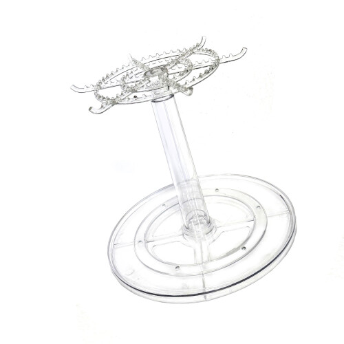 360 Degree Whirling Clear Display Case Planner for Showcasing-1