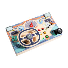 Realistic Steering Wheel Educational Busy Boards Toy for Kids