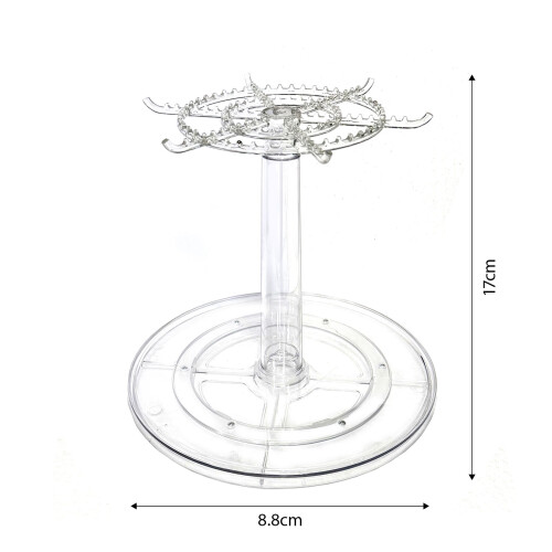 360 Degree Whirling Clear Display Case Planner for Showcasing-1 2