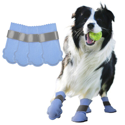 2 Pair Protective Dog Socks Booties Grooming Prevent Paws-M 2