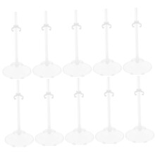 24pcs Doll Display Stand Set for Dollhouse, Stable Upright Figure Holder and Space‑Saving Design