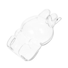Display Case for Dolls with Protective Cover, Clear Dustproof Box for Miniature Collectibles and Travel