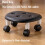 Low Rolling Stool with 360 Swivel Wheels, EasyClean ABS Surface, Compact for Home and Garage 3
