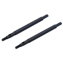 2Pack Metal CVD RC Drive Shaft Set Durable Front Rear Axle for Crawlers Smooth Torque Transfer