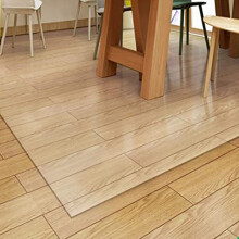 Clear Chair Mat 90x180cm PVC Floor Protector for Hardwood Floors, ScratchResistant and AntiSlip Design