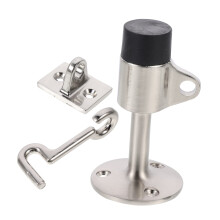 Heavy Duty Windproof Door Stopper Zinc Alloy Gate Stop for Wall Protection and Safe Door Holding