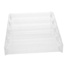 Clear Acrylic Challenge Coin Display Stand with Stable Base, Tabletop Holder for Collectibles