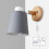 (EU 2) Nordic Wall Lamp-plug Iron Sconces With Switch Zekai 1