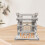 Action Figure Display Stand with Interlocking Modular Design, Stable White Model Display Base 16.5x11.5x16.5cm 4
