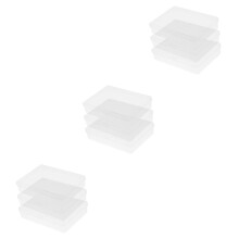 Clear Plastic Card Holder 9pcs Set, Transparent Trading Card Storage Case with Scratch‑Resistant Protection and Compact Organizer Design