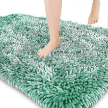 (Green, 40x60cm) Premium Bathroom Rug Non Slip Fluffy Bath Mat, Incredibly Soft Comfortable,extra Thick Tw