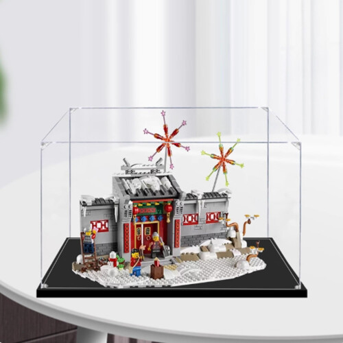 Acrylic Display Case for  80106 Set, Clear 3mm Dustproof Showcase with Easy Assembly and Precision Alignment 1