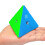 FUNNXYZ Stickerless Pyraminx Speed Cube for Smooth Turning and Fast Solving 3