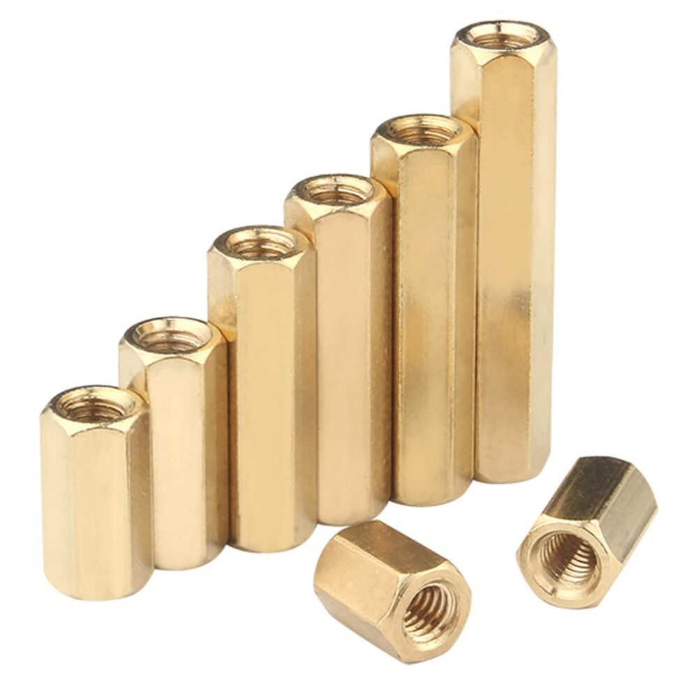 100Pcs M3 Brass Standoff Hex Spacer, DualâChannel Thread Connector For Motherboard And Drone Assembly 9351714519076
