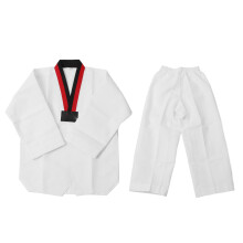 Kids White Taekwondo Uniform Cotton, 17.1oz Weight