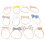 12pcs Bows Hair Ties Elastic Multi-Color Ponytail 2