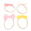 12pcs Bows Hair Ties Elastic Multi-Color Ponytail 6