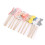 12pcs Bows Hair Ties Elastic Multi-Color Ponytail 14