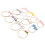 12pcs Bows Hair Ties Elastic Multi-Color Ponytail 16