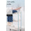 Foldable Metal Storage Shelf with Wheels, No Assembly Rolling Storage Rack for Kitchen Garage 3