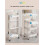 Foldable Metal Storage Shelf with Wheels, No Assembly Rolling Storage Rack for Kitchen Garage 5