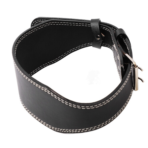 S-110cm PVC Weight Lifting Belt Black 43.31in