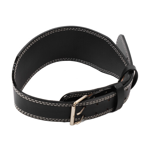 S-110cm PVC Weight Lifting Belt Black 43.31in 2