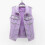 (L, Purple) Women Spring And Autumn Coats Solid Sleeveless Denim Jacket Outerwear 1