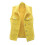 (XL, Yellow) Women Spring And Autumn Coats Solid Sleeveless Denim Jacket Outerwear 1