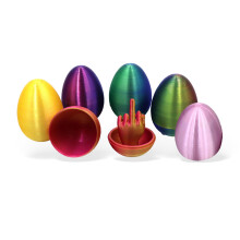 Funny Easter Egg 6 Pack, 3D Printed Middle Finger Design, Hilarious Adult Gag Gift and Basket Stuffer