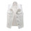 (M, White) Women Spring And Autumn Coats Solid Sleeveless Denim Jacket Outerwear 2