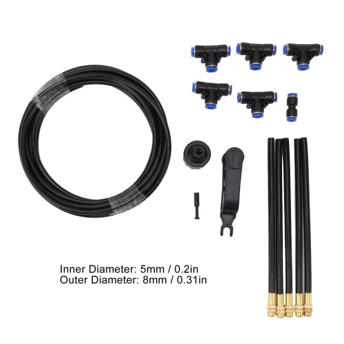 360 Adjustable Drip Kit - PE Hose 5mm/8mm, 3/4in 1