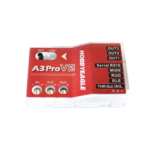 A3 ProV2 6 Axis RC Flight Controller with Precision Gyro Stabilizer for Fixed Wing Airplanes 1