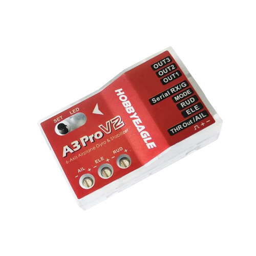A3 ProV2 6 Axis RC Flight Controller with Precision Gyro Stabilizer for Fixed Wing Airplanes 2