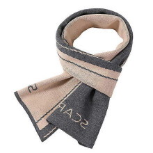 (color 8) 2022 Casual Cool Winter Scarves Men Scarf Warm Neckercheif Business Plaid Kint Scarves Men Cotton Wraps Male Sjaal Foulard