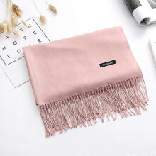 (150g-Baby pink) Luxury Solid Women Scarf Winter Cashmere Pashmina Shawls Warm Lady Blanket Wraps Bufanda Scarves Tassel Neck Echarpe 2022