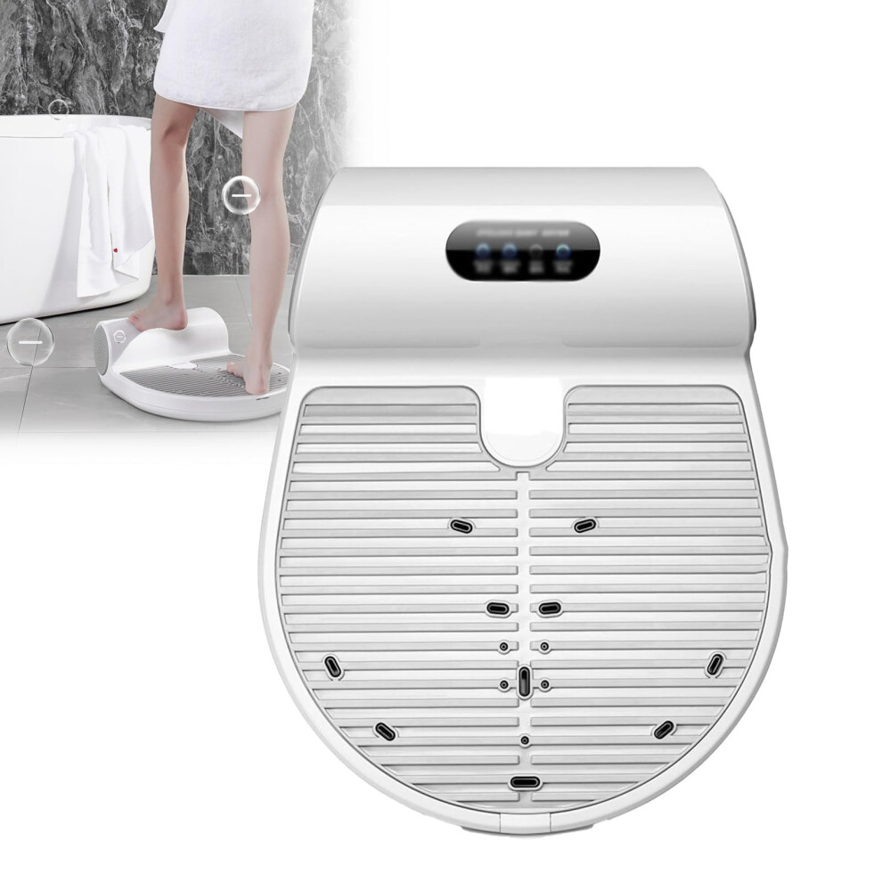 White Full Body Dryer With Smart Sensor And Negative Ion Airflow, Waterproof Bathroom Body Dryer For After Shower