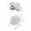 Foldable High-Strength Helmet One Size White 2