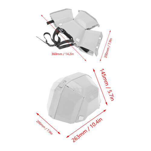 Foldable High-Strength Helmet One Size White 1