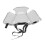 Foldable High-Strength Helmet One Size White 7