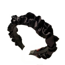 Volumizing Headband for Women 2 Pack, Elastic Pleated Design with Support Strips for Natural Crown Lift