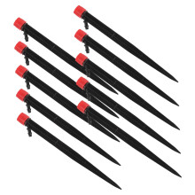 Drip Irrigation Kit 50pcs Adjustable Misting Nozzles and Stakes Garden Watering System for Precise Water Delivery