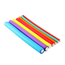 20pcs Heatless Hair Curlers Self Grip Foam Spiral Rollers Soft No Heat Curling for Women