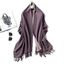 (WJ32-28) 2022 Thick Warm Cashmere Winter Scarf Women Shawl Wraps Double Side Female Pashmina Solid Blanket Stoles Lady Luxury Scarves