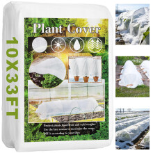 Frost Protection Plant Cover 10x33FT Reusable Frost Blanket for Raised Garden Beds and Vegetables