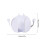 (White) Wall Holder Organizer Storage Box Mobile Phone Plug Wall Mounted Remote Control Zekai 2